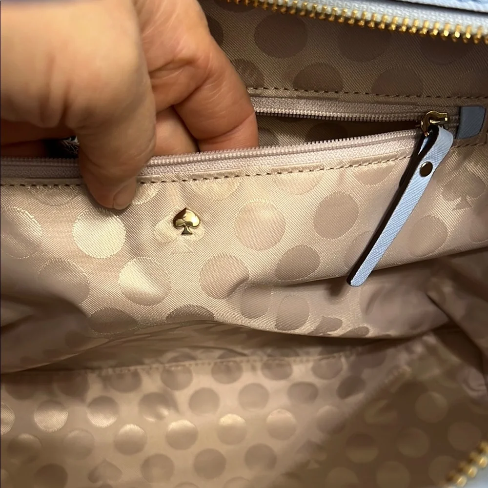 Kate Spade Blue tote bag Structured with shoulder strap and dust bag - Picture 7 of 14